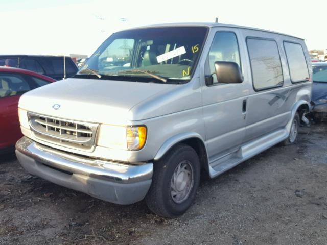 1FDEE142XVHB72839 - 1997 FORD ECONOLINE SILVER photo 2