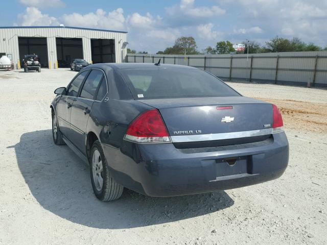 2G1WB57K291201207 - 2009 CHEVROLET IMPALA LS GRAY photo 3