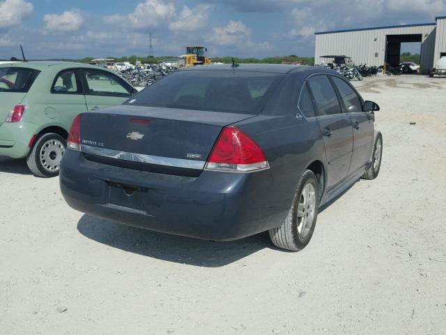 2G1WB57K291201207 - 2009 CHEVROLET IMPALA LS GRAY photo 4