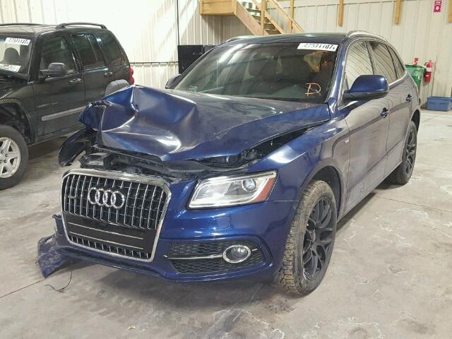 WA1MGCFP9EA029625 - 2014 AUDI Q5 TECHNIK BLUE photo 2