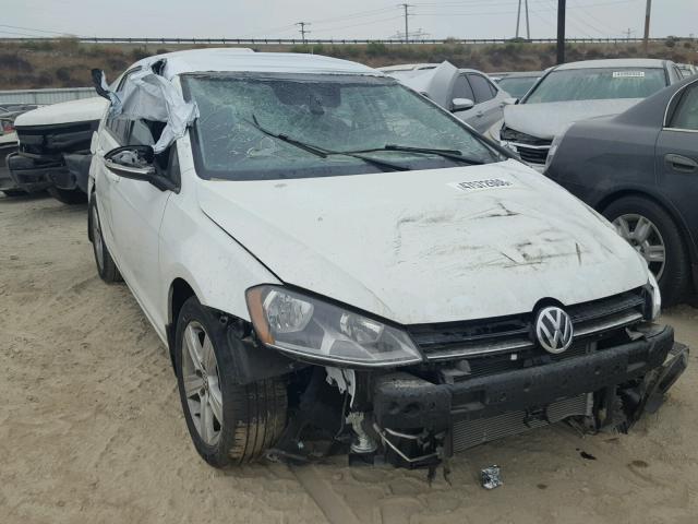 3VW117AU4HM059893 - 2017 VOLKSWAGEN GOLF S WHITE photo 1