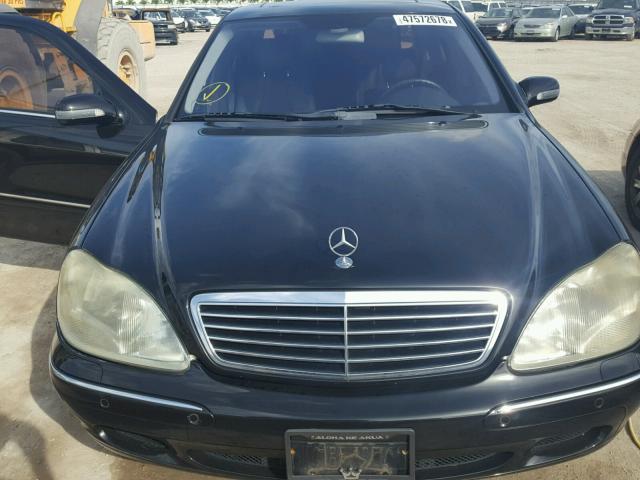 WDBNG70J7YA116545 - 2000 MERCEDES-BENZ S 430 BLACK photo 7