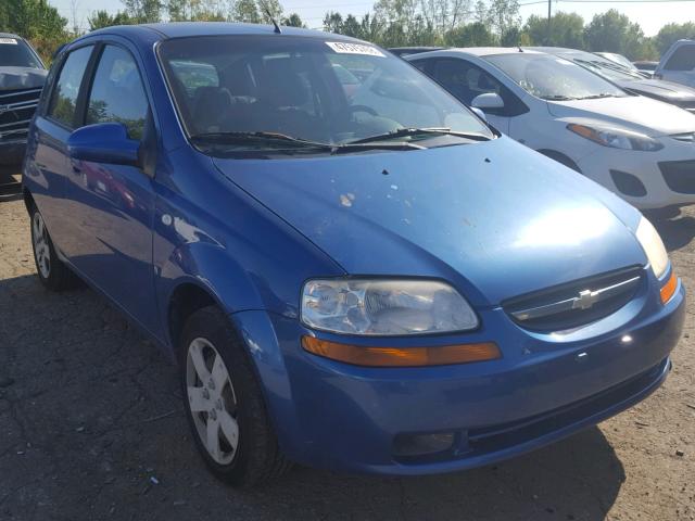 KL1TD66617B694994 - 2007 CHEVROLET AVEO BASE Көк фото 1