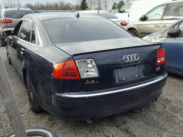 WAUMV44E37N000424 - 2007 AUDI A8 L QUATT BLACK photo 3