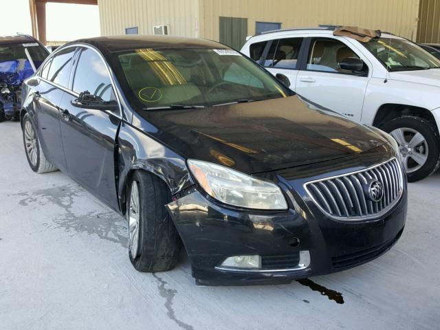 W04GR5ECXB1102188 - 2011 BUICK REGAL CXL BLACK photo 1