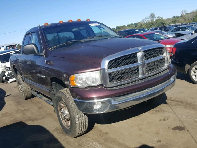 3D7KU28D34G101945 - 2004 DODGE RAM 2500 S MAROON photo 1