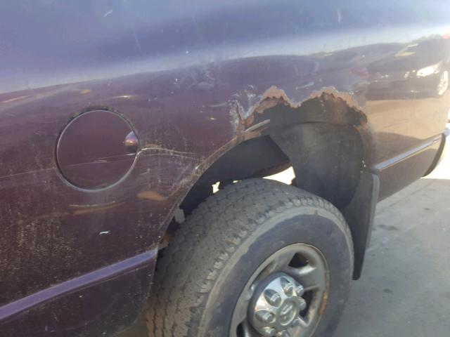 3D7KU28D34G101945 - 2004 DODGE RAM 2500 S MAROON photo 9