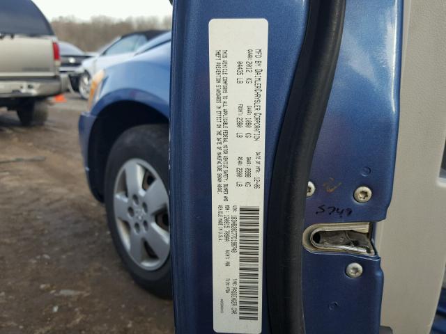 1B3HB28C77D198748 - 2007 DODGE CALIBER BLUE photo 10