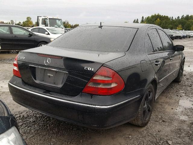 WDBUF26J66A839860 - 2006 MERCEDES-BENZ E 320 CDI BLACK photo 4