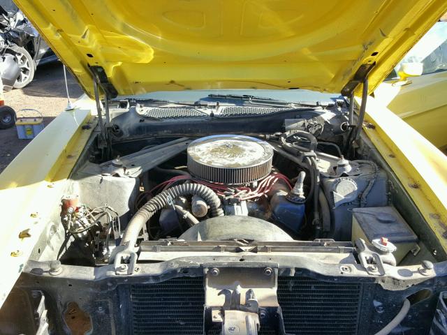 1F05H144361 - 1971 FORD MUSTANG YELLOW photo 7