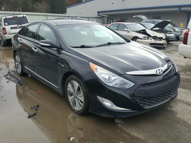 KMHEC4A44FA119125 - 2015 HYUNDAI SONATA HYB BLACK photo 1