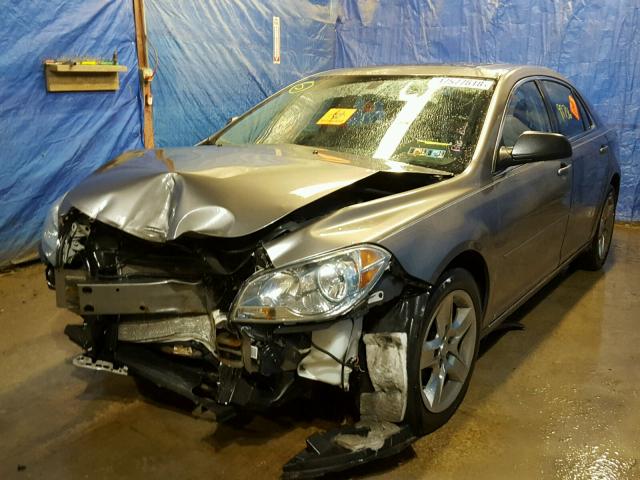 1G1ZC5EB0A4120776 - 2010 CHEVROLET MALIBU 1LT GRAY photo 2