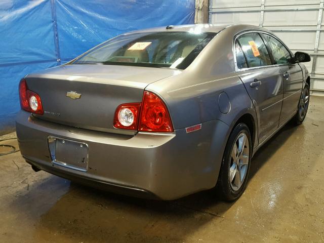 1G1ZC5EB0A4120776 - 2010 CHEVROLET MALIBU 1LT GRAY photo 4