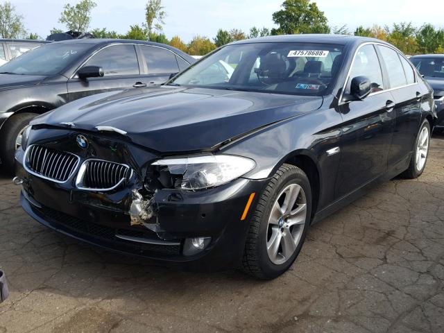 WBAXH5C56DD115158 - 2013 BMW 528 XI BLACK photo 2