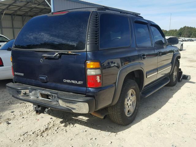 1GNEC13Z44J298279 - 2004 CHEVROLET TAHOE C150 BLUE photo 4