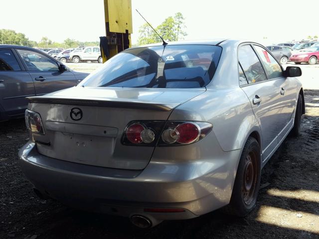 JM1GG12L161104118 - 2006 MAZDA SPEED 6 GRAY photo 4