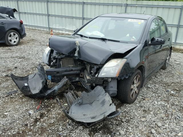 3N1AB6APXCL757902 - 2012 NISSAN SENTRA 2.0 BLACK photo 2