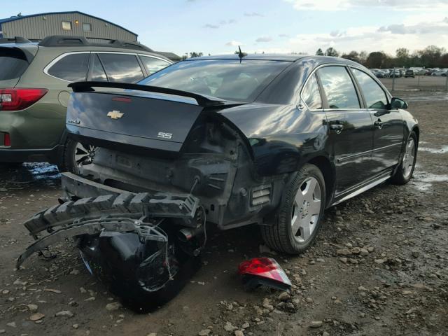 2G1WD57C391168303 - 2009 CHEVROLET IMPALA SS BLACK photo 4