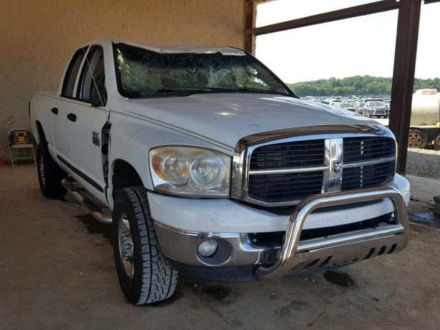 1D7KS28C27J535774 - 2007 DODGE RAM 2500 S თეთრი ფოტო 1