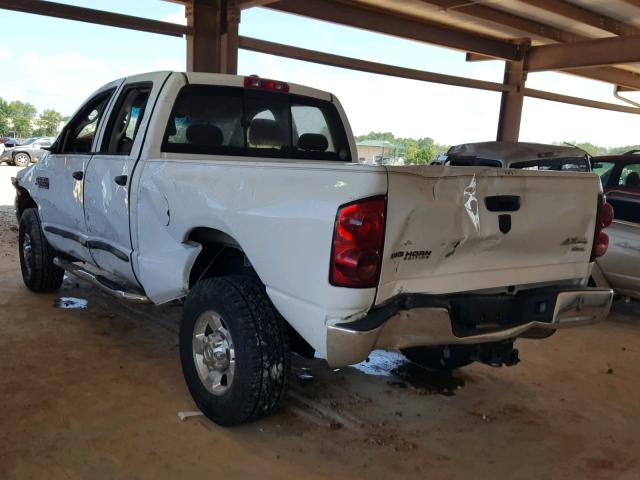 1D7KS28C27J535774 - 2007 DODGE RAM 2500 S თეთრი ფოტო 3
