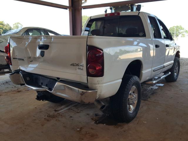 1D7KS28C27J535774 - 2007 DODGE RAM 2500 S თეთრი ფოტო 4