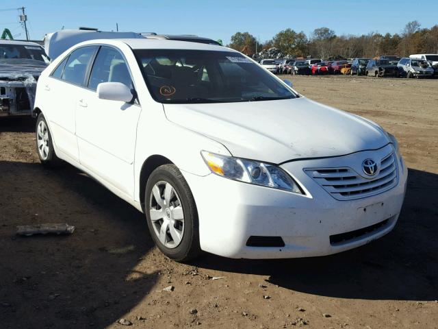 4T1BE46K39U806233 - 2009 TOYOTA CAMRY BASE WHITE photo 1