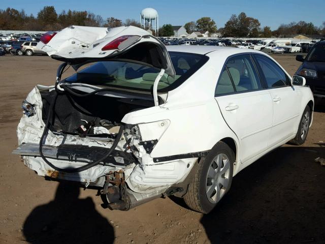 4T1BE46K39U806233 - 2009 TOYOTA CAMRY BASE WHITE photo 4