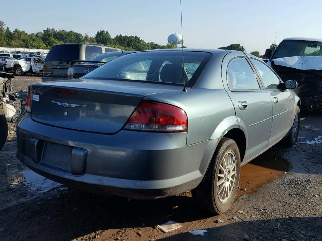 1C3AL46X85N514376 - 2005 CHRYSLER SEBRING GRAY photo 4