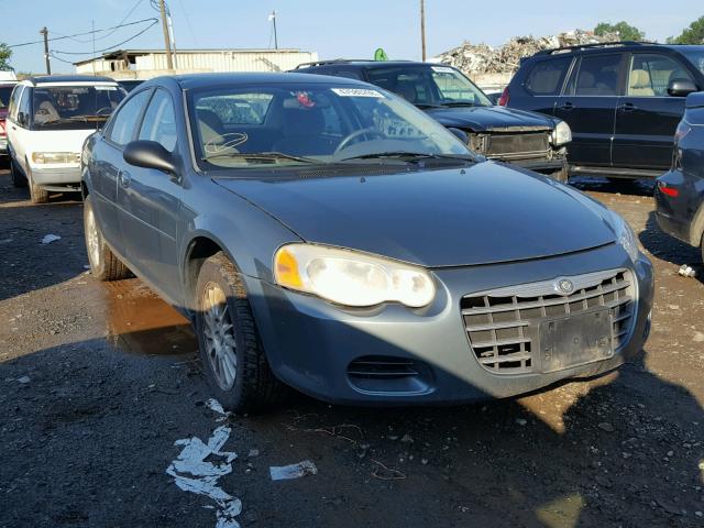 1C3AL46X85N514376 - 2005 CHRYSLER SEBRING GRAY photo 9