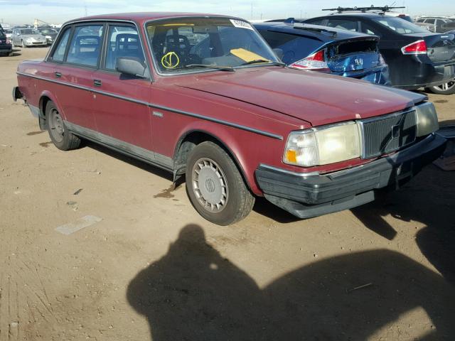 YV1AX8843K1382926 - 1989 VOLVO 244 DL BURGUNDY photo 1