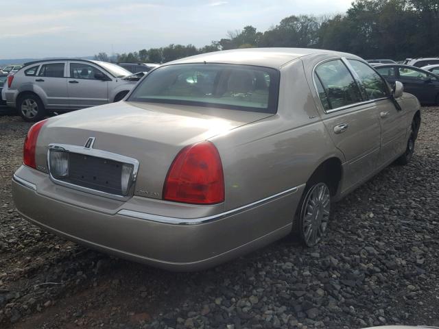 1LNHM83V86Y632263 - 2006 LINCOLN TOWN CAR D BEIGE photo 4