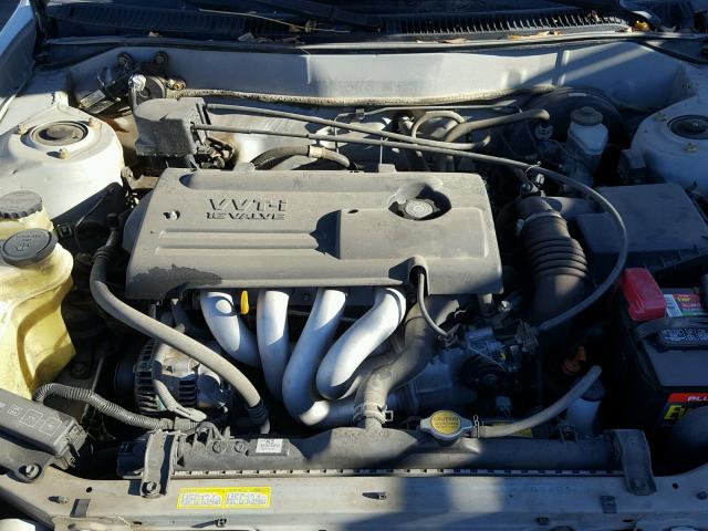 1NXBR12E41Z487657 - 2001 TOYOTA COROLLA CE SILVER photo 7