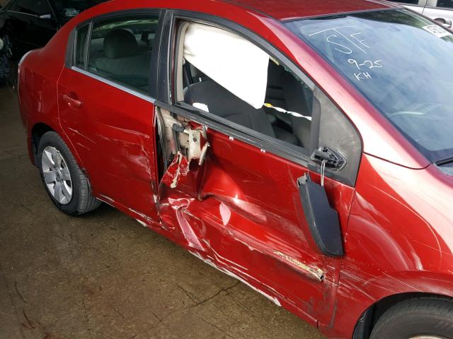 3N1AB61E38L633900 - 2008 NISSAN SENTRA 2.0 RED photo 9