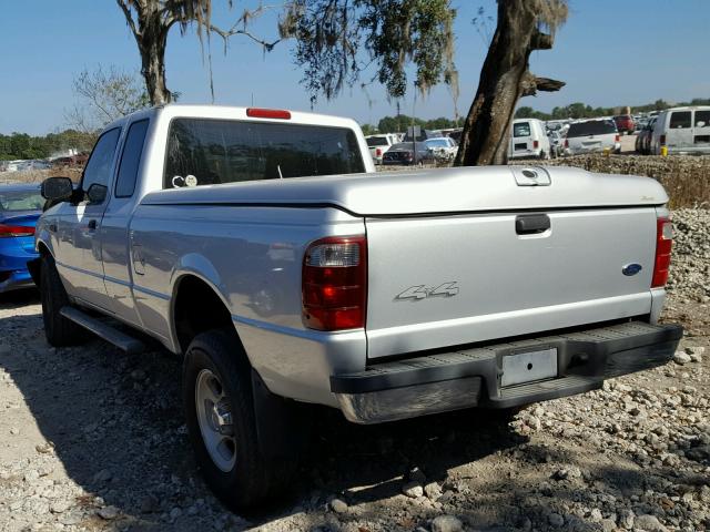 1FTYR15E45PA67198 - 2005 FORD RANGER SUP SILVER photo 3