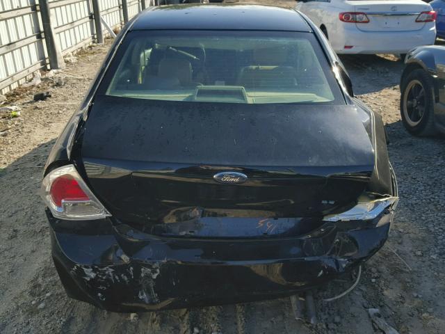 3FAHP07Z27R127044 - 2007 FORD FUSION SE BLACK photo 9