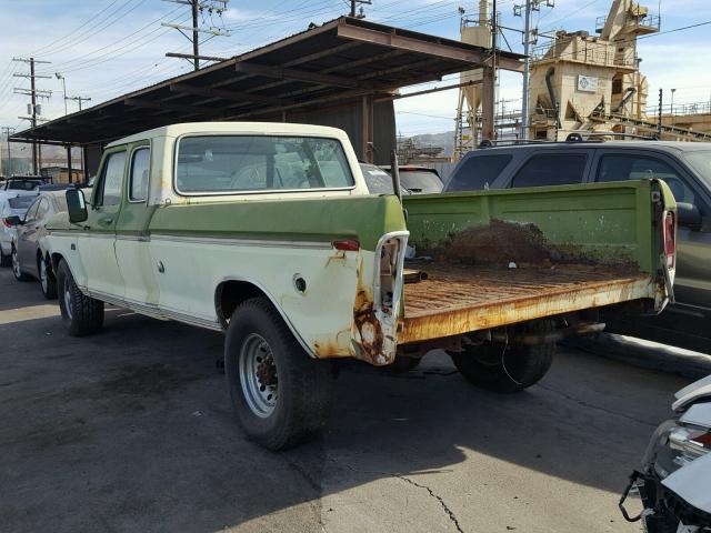 F25MKU83677 - 1973 FORD F-100 GREEN photo 3