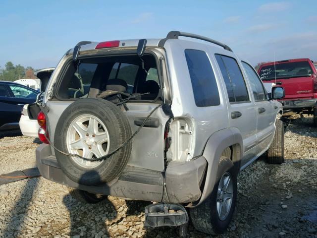 1J4GK48K44W263207 - 2004 JEEP LIBERTY SP GOLD photo 4