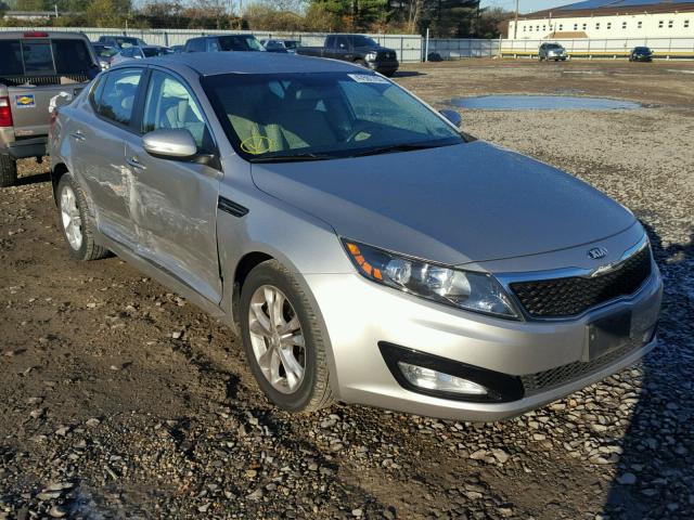 5XXGM4A79DG224409 - 2013 KIA OPTIMA LX SILVER photo 1