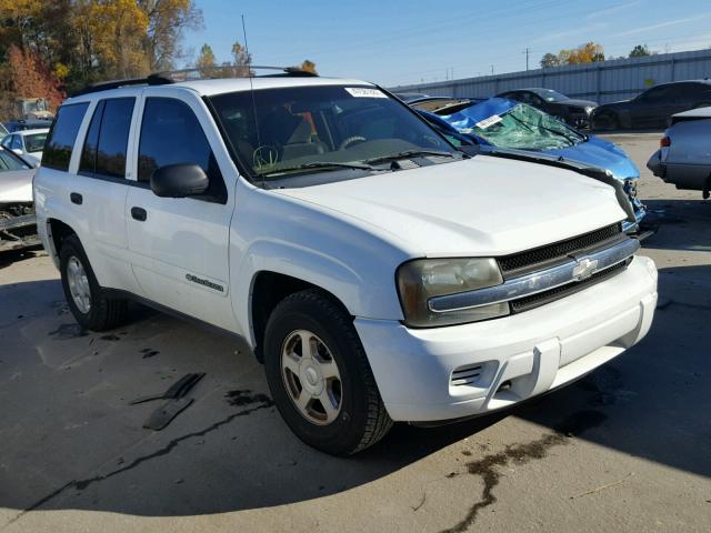 1GNDT13S522364165 - 2002 CHEVROLET TRAILBLAZE WHITE photo 1