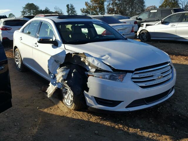 1FAHP2F82EG135332 - 2014 FORD TAURUS LIM WHITE photo 1