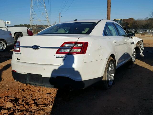 1FAHP2F82EG135332 - 2014 FORD TAURUS LIM WHITE photo 4