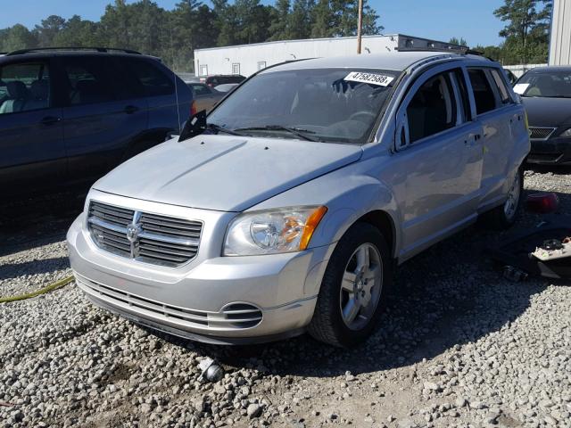 1B3HB48A19D218165 - 2009 DODGE CALIBER SX SILVER photo 2