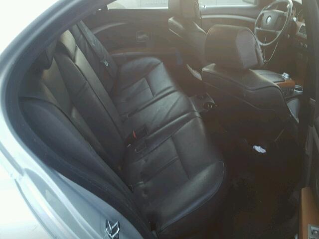 WBAHN835X7DT72018 - 2007 BMW 750 SILVER photo 6
