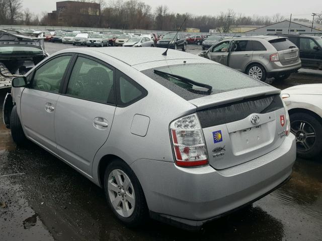 JTDKB20U277666568 - 2007 TOYOTA PRIUS SILVER photo 3