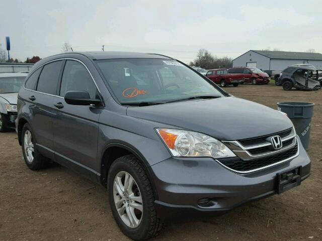 3CZRE4H5XAG706089 - 2010 HONDA CR-V EX GRAY photo 1