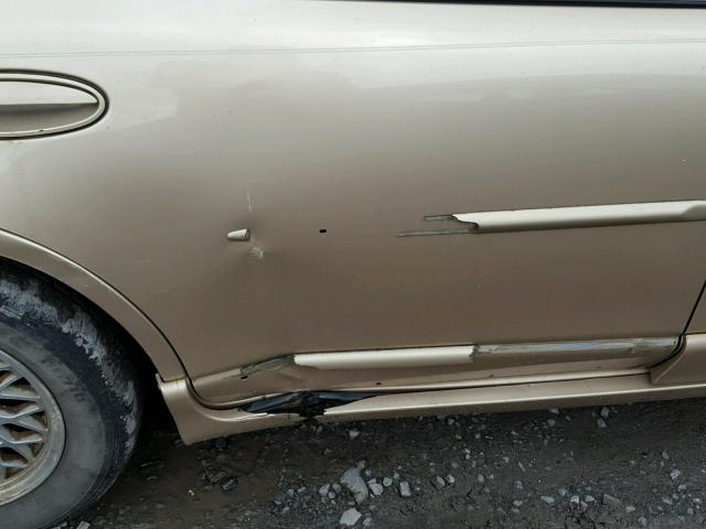 1G2WP52KXYF278662 - 2000 PONTIAC GRAND PRIX GOLD photo 9