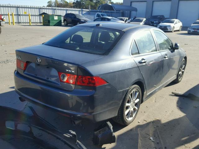 JH4CL96898C007186 - 2008 ACURA TSX GRAY photo 4