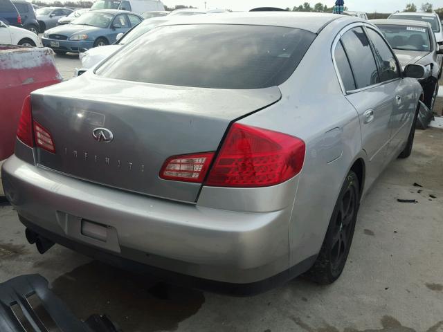 JNKCV51E83M017808 - 2003 INFINITI G35 SILVER photo 4