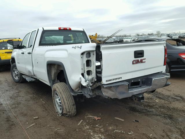 1GT22XEG8FZ102779 - 2015 GMC SIERRA K25 WHITE photo 3