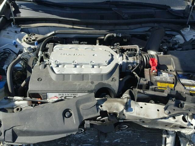 1HGCP3F87BA026830 - 2011 HONDA ACCORD EXL WHITE photo 7